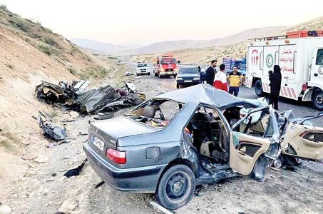 فوت ۵۴۹ هموطن در تصادفات جاده‌ای در عرض دو هفته