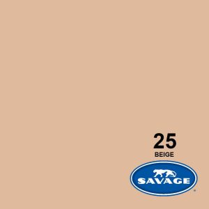 برسی فون کاغذی Savage Widetone Seamless #25 Beige