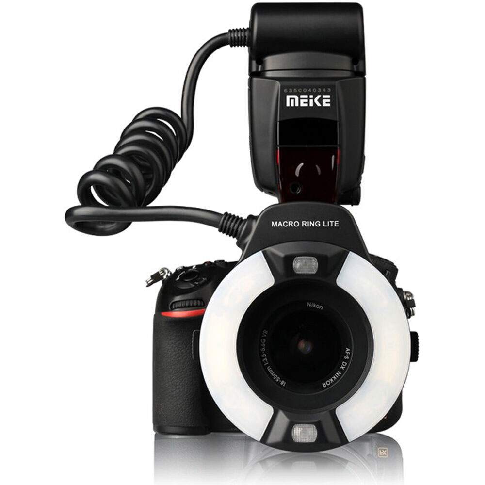 بررسی رینگ فلاش میک Meike MK-14EXT TTL Macro Ring Flash for Nikon