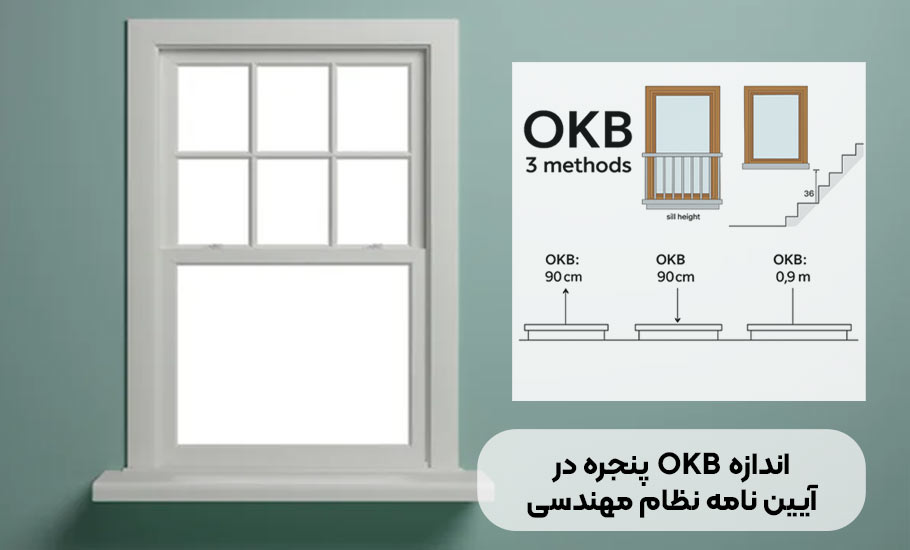 ساختمان اندازه OKB پنجره در آیین نامه نظام مهندسی: ضوابط و مقررات