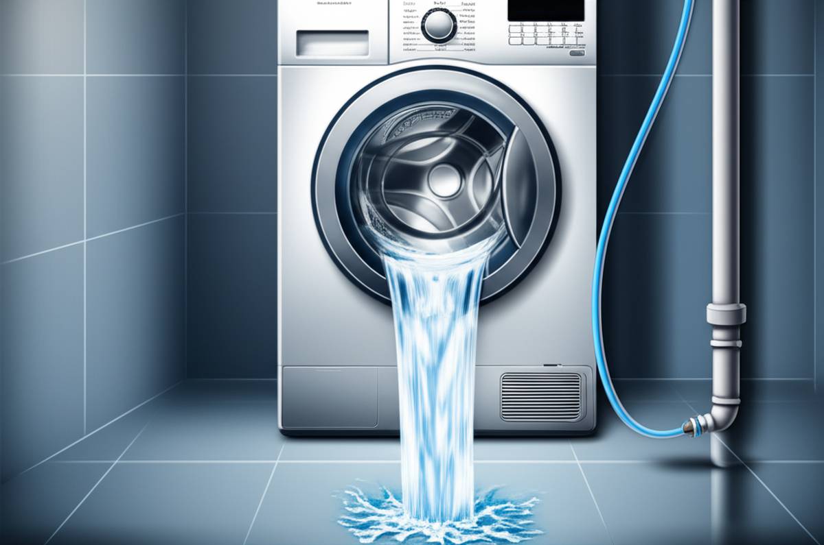 چرا ماشین لباسشویی آب را تخلیه میکند؟ راهنمای کامل عیب یابی