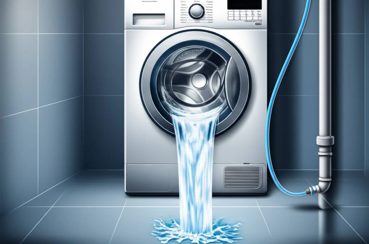 چرا ماشین لباسشویی آب را تخلیه میکند؟ راهنمای کامل عیب یابی