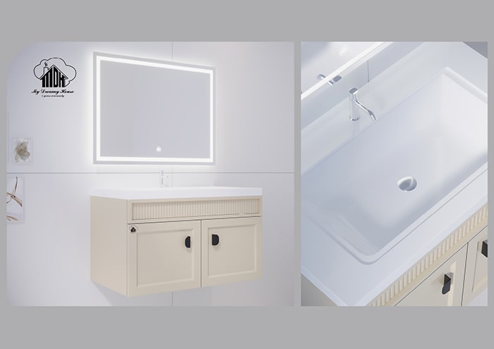 روشویی کابینتی pvc