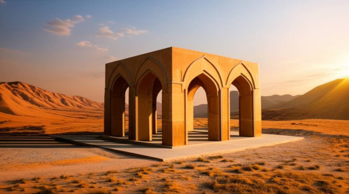 چهارطاقی چارقاپو قصرشیرین - اثری شگفت انگیز از دوران ساسانی
