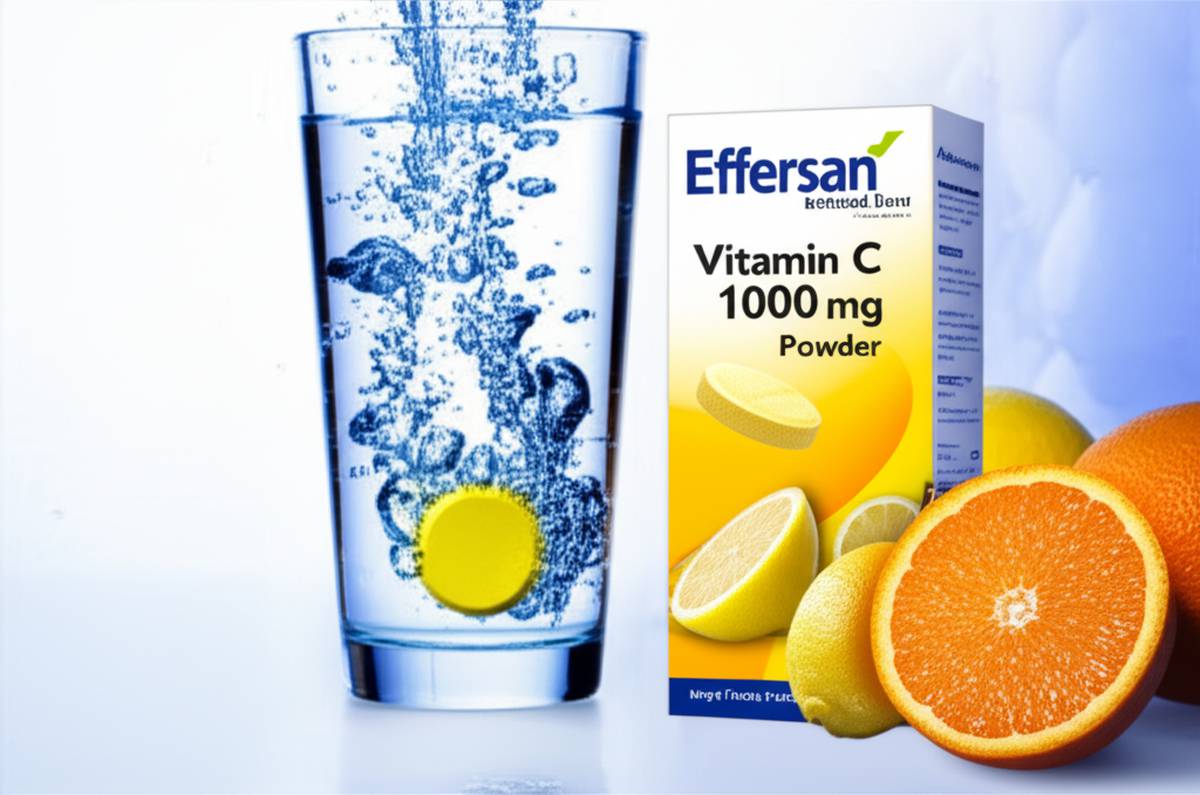 داروخانه | ویتامین پودر جوشان ویتامین C 1000 افرسان | نقد و بررسی کامل