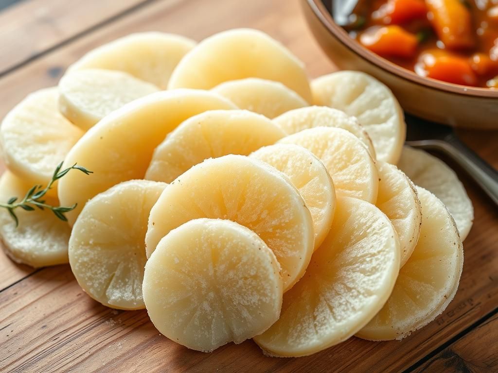 سیب زمینی خلالی منجمد خورشتی (Stew-Style)