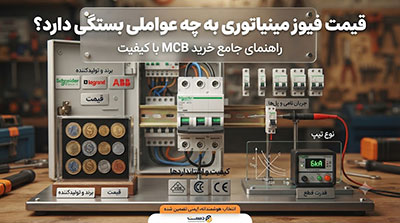 شبکه | الکترونیک قیمت فیوز مینیاتوری به چه عواملی بستگی دارد؟ راهنمای خرید MCB